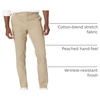 Amazon Essentials Men’s Slim-Fit Wrinkle-Resistant Flat-Front Stretch Chino Pant(Tan)