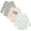 Amazon Essentials Disney | Marvel | Star Wars | Frozen | Princess Girls’ Long-Sleeve Tunic T-Shirts(3-pack Minnie Joy)