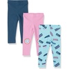Amazon Essentials Disney | Marvel | Star Wars | Frozen | Princess Girls and Toddlers’ Cotton Stretch Leggings, Multipacks(Marvel Heroes)