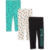 Amazon Essentials Disney | Marvel | Star Wars | Frozen | Princess Girls and Toddlers’ Cotton Stretch Leggings, Multipacks(Marvel Wakanda Forever)