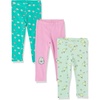 Amazon Essentials Disney | Marvel | Star Wars | Frozen | Princess Girls and Toddlers’ Cotton Stretch Leggings, Multipacks(Star Wars Friends)