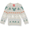 Amazon Essentials Disney | Marvel | Star Wars | Princess Girls and Toddlers’ Crewneck Cotton Sweater(Mickey Fair Isle – Girls)