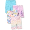 Amazon Essentials Disney | Marvel | Star Wars Girls and Toddlers’ Bike Shorts – Discontinued Colors, Pack of 4(Princess/Scribble)
