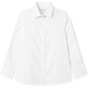 Amazon Essentials Girls’ Regular Fit Easy Iron Long Sleeve School Shirts(Bright White)