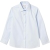 Amazon Essentials Girls’ Regular Fit Easy Iron Long Sleeve School Shirts(Cornflower Blue)