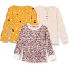 3-pack Gold Floral
