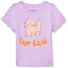 Amazon Essentials Girls and Toddlers’ Short-Sleeve T-Shirts(Lilac Real)