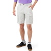 Amazon Essentials Men’s 10″ Classic-Fit Cotton Twill Cargo Shorts, Multiple Pockets (Available in Big & Tall)(Silver)