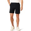 Amazon Essentials Men’s 7″ Stretch Chino Shorts(Black)