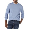Amazon Essentials Men’s Cable Knit Long-Sleeve Crewneck Sweater, 100% Cotton, Big & Tall Options Available(Dusty Blue)