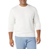 Amazon Essentials Men’s Cable Knit Long-Sleeve Crewneck Sweater, 100% Cotton, Big & Tall Options Available(Ivory)