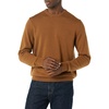 Amazon Essentials Men’s Cable Knit Long-Sleeve Crewneck Sweater, 100% Cotton, Big & Tall Options Available(Toffee Brown)