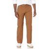 Amazon Essentials Men’s Classic-Fit Wrinkle-Resistant Flat-Front Stretch Chino Pant(Dark Khaki Brown)