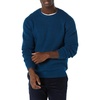 Amazon Essentials Men’s Long-Sleeve Soft Touch Waffle Stitch Crewneck Sweater(Blue)