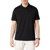 Amazon Essentials Men’s Moisture Wicking Golf Polo Shirt, Short Sleeve, Slim-Fit, Quick-Dry, Active Wear(Black)