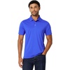 Amazon Essentials Men’s Moisture Wicking Golf Polo Shirt, Short Sleeve, Slim-Fit, Quick-Dry, Active Wear(Blue)