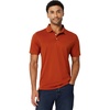 Amazon Essentials Men’s Moisture Wicking Golf Polo Shirt, Short Sleeve, Slim-Fit, Quick-Dry, Active Wear(Brick Red)