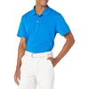 Amazon Essentials Men’s Moisture Wicking Golf Polo Shirt, Short Sleeve, Slim-Fit, Quick-Dry, Active Wear(Electric Blue)