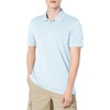 Amazon Essentials Men’s Moisture Wicking Golf Polo Shirt, Short Sleeve, Slim-Fit, Quick-Dry, Active Wear(Light Blue)