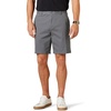 Amazon Essentials Men’s Slim-Fit 9″ Stretch Chino Shorts, Midweight Cotton Twill(Charcoal)