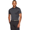 Amazon Essentials Men’s Slim-Fit Quick-Dry Moisture Wicking Tech Stretch Short Sleeve Lightweight Golf Polo Shirt(Black Heather)