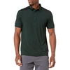Amazon Essentials Men’s Slim-Fit Quick-Dry Moisture Wicking Tech Stretch Short Sleeve Lightweight Golf Polo Shirt(Dark Green)