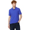 Amazon Essentials Men’s Slim-Fit Short-Sleeve Cotton Pique Polo Shirt(Blue)