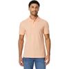 Amazon Essentials Men’s Slim-Fit Short-Sleeve Cotton Pique Polo Shirt(Pale Peach)