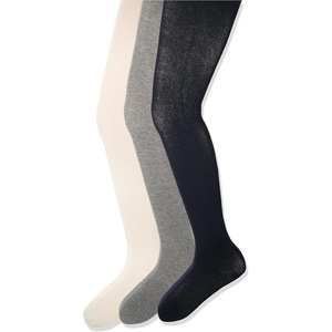Amazon Essentials Girls’ Stretchy Cotton Tights(Ivory/Grey/Navy)