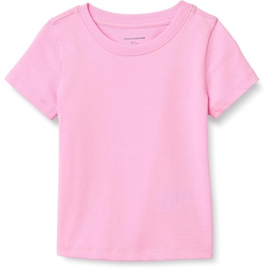 Amazon Essentials Girls and Toddlers’ Short-Sleeve T-Shirts(Pink)