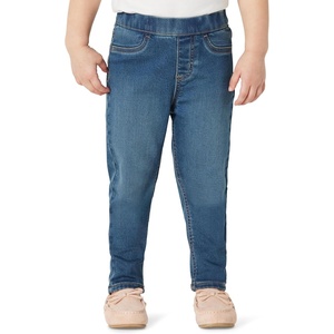 Amazon Essentials Girls and Toddlers’ Skinny Mid Rise Soft Stretch Denim Jegging(Stone Medium Wash)