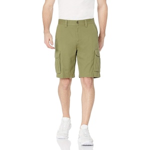 Amazon Essentials Men’s 10″ Classic-Fit Cotton Twill Cargo Shorts, Multiple Pockets (Available in Big & Tall)(Light Olive)