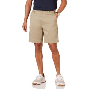 Amazon Essentials Men’s Classic-Fit 9″ Inseam Moisture-Wicking Golf Shorts, Functional Pockets (Available in Big & Tall)(Khaki)
