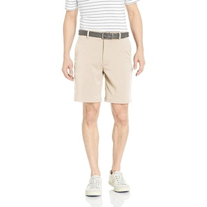 Amazon Essentials Men’s Classic-Fit 9″ Inseam Moisture-Wicking Golf Shorts, Functional Pockets (Available in Big & Tall)(Stone)