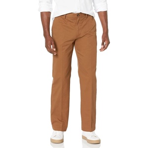 Amazon Essentials Men’s Classic-Fit Wrinkle-Resistant Flat-Front Stretch Chino Pant(Dark Khaki Brown)