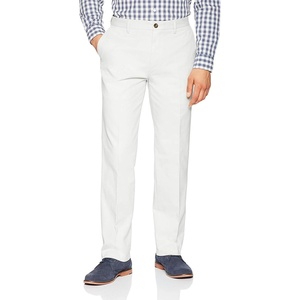Amazon Essentials Men’s Classic-Fit Wrinkle-Resistant Flat-Front Stretch Chino Pant(Light Grey)