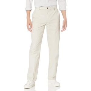 Amazon Essentials Men’s Classic-Fit Wrinkle-Resistant Flat-Front Stretch Chino Pant(Stone)
