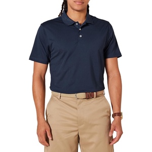 Amazon Essentials Men’s Moisture Wicking Golf Polo Shirt, Short Sleeve, Slim-Fit, Quick-Dry, Active Wear(Dark Navy)