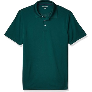 Amazon Essentials Men’s Moisture Wicking Golf Polo Shirt, Short Sleeve, Slim-Fit, Quick-Dry, Active Wear(Forest Green)
