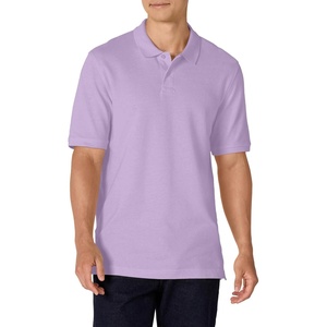Amazon Essentials Men’s Regular-Fit Short Sleeve Cotton Pique Polo Shirt (Available in Big & Tall)(Lavender)