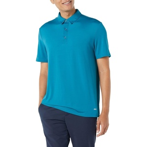 Amazon Essentials Men’s Slim-Fit Quick-Dry Moisture Wicking Tech Stretch Short Sleeve Lightweight Golf Polo Shirt(Teal)