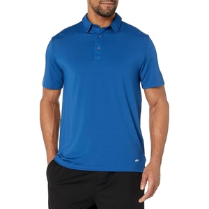 Amazon Essentials Men’s Slim-Fit Quick-Dry Moisture Wicking Tech Stretch Short Sleeve Lightweight Golf Polo Shirt(True Blue)