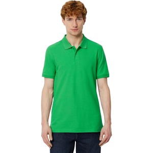 Amazon Essentials Men’s Slim-Fit Short-Sleeve Cotton Pique Polo Shirt(Bright Emerald Green)