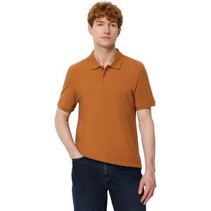 Amazon Essentials Men’s Slim-Fit Short-Sleeve Cotton Pique Polo Shirt(Caramel)
