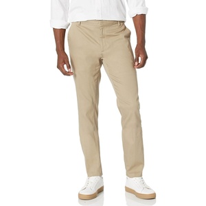 Amazon Essentials Men’s Slim-Fit Wrinkle-Resistant Flat-Front Stretch Chino Pant(Tan)