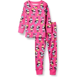 Amazon Essentials Star Wars Girls’ Snug-Fit Cotton Pajamas(Minnie Vibes – Kids)
