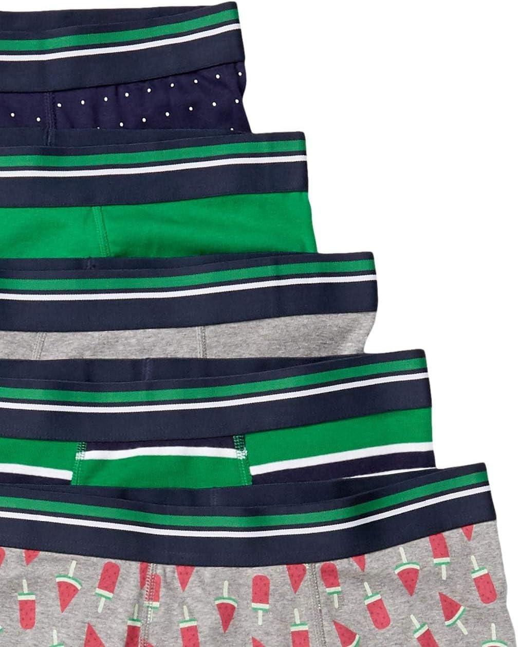 image:imageAmazon Essentials Mens Breathable Cotton Boxer Briefs TagFree Pack of 5Popsicle
