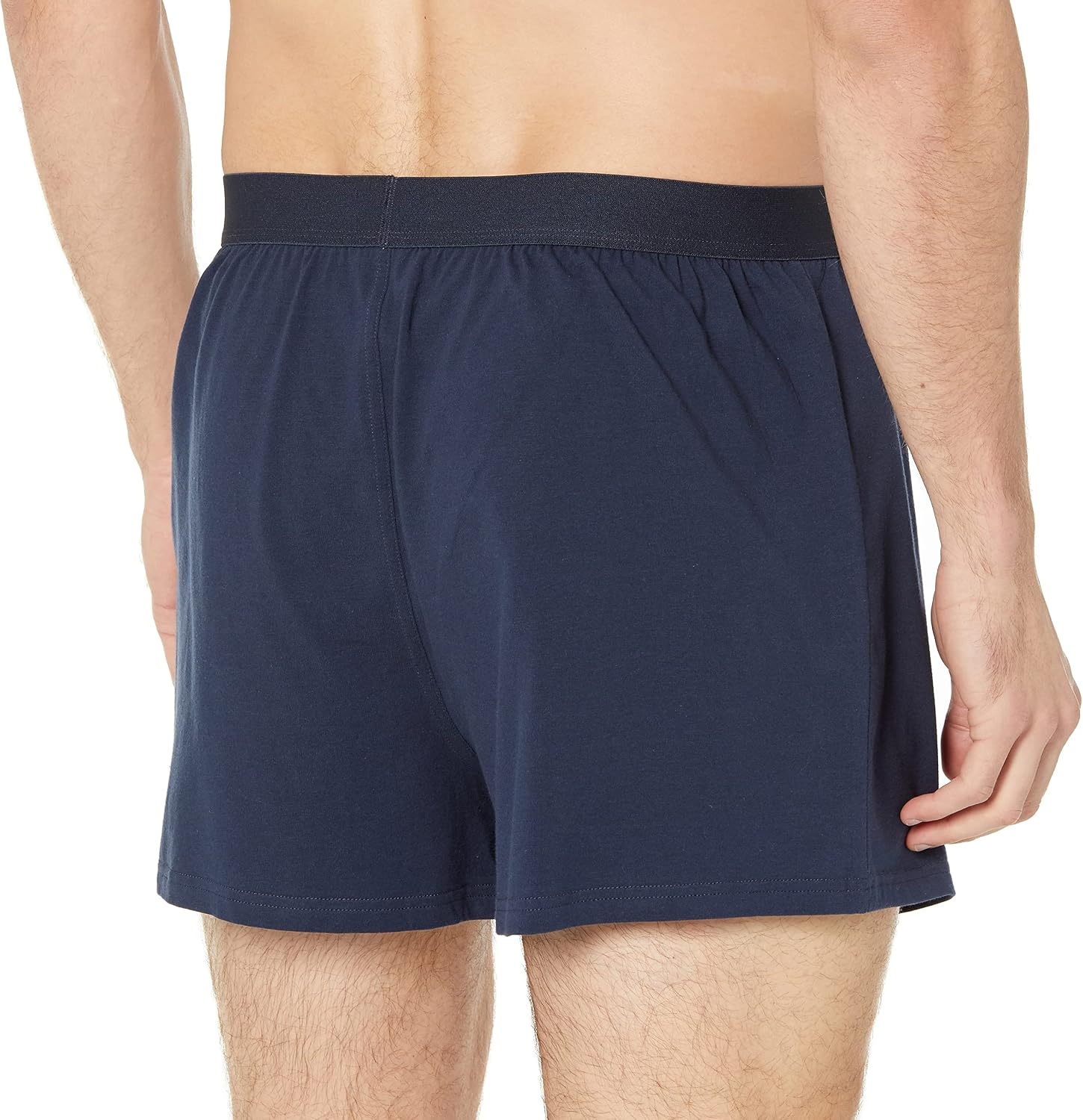 image:imageAmazon Essentials Mens Breathable Cotton Jersey Boxer Shorts Soft Relaxed Fit for AllDay Comfort Pack of 5BlackGrey HeatherNavy