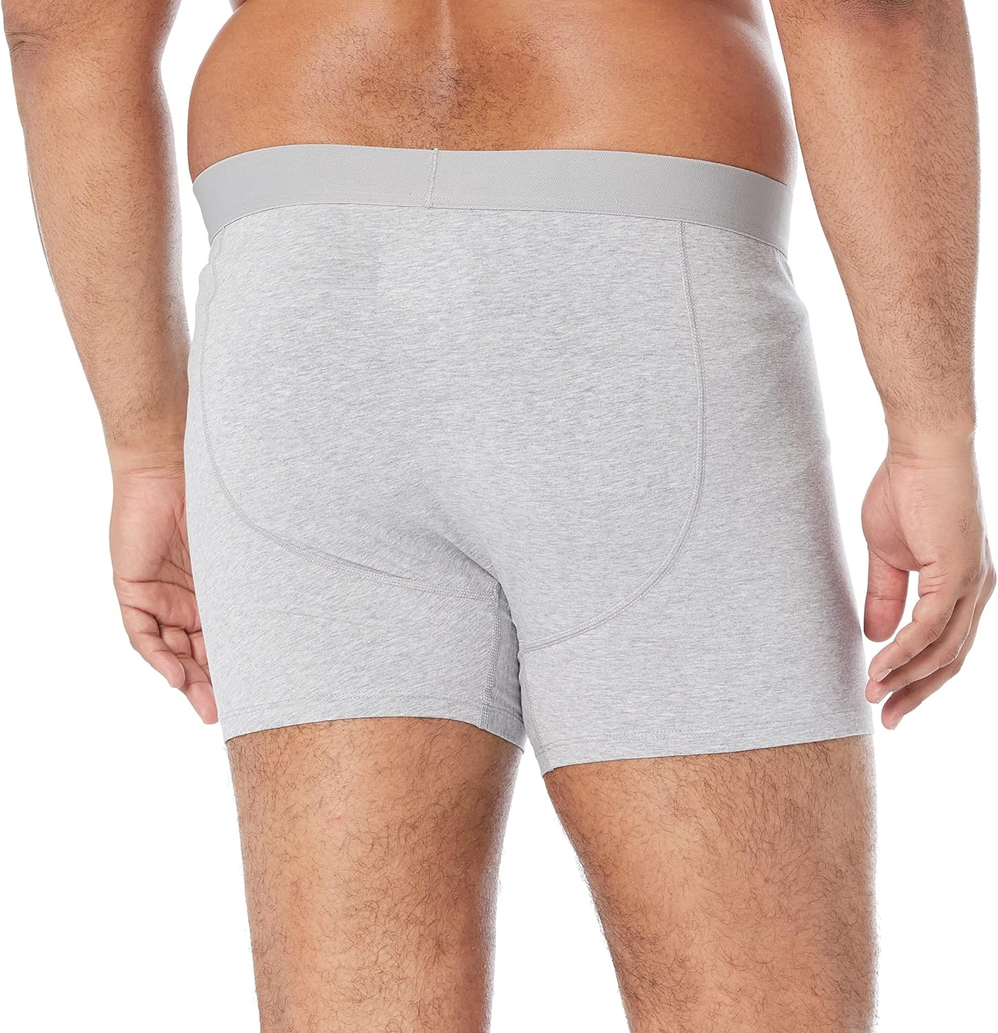 image:imageAmazon Essentials Mens Cotton Jersey Boxer Briefs Underwear Available in Big amp Tall Pack of 5BlackNavyGrey Heather