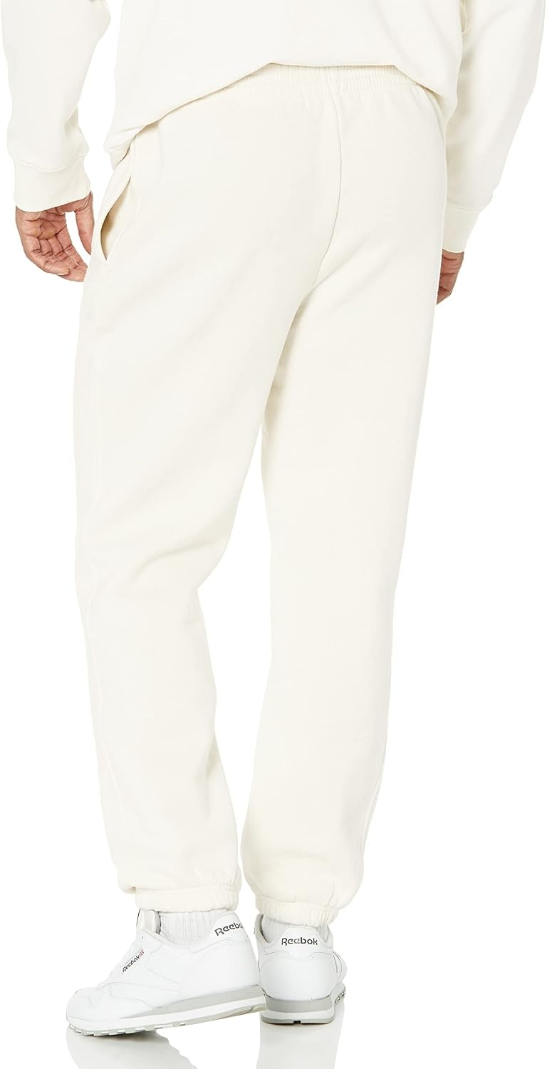 image:imageAmazon Essentials Mens Fleece Sweatpants Closed Bottom Available in Big and TallOffwhite